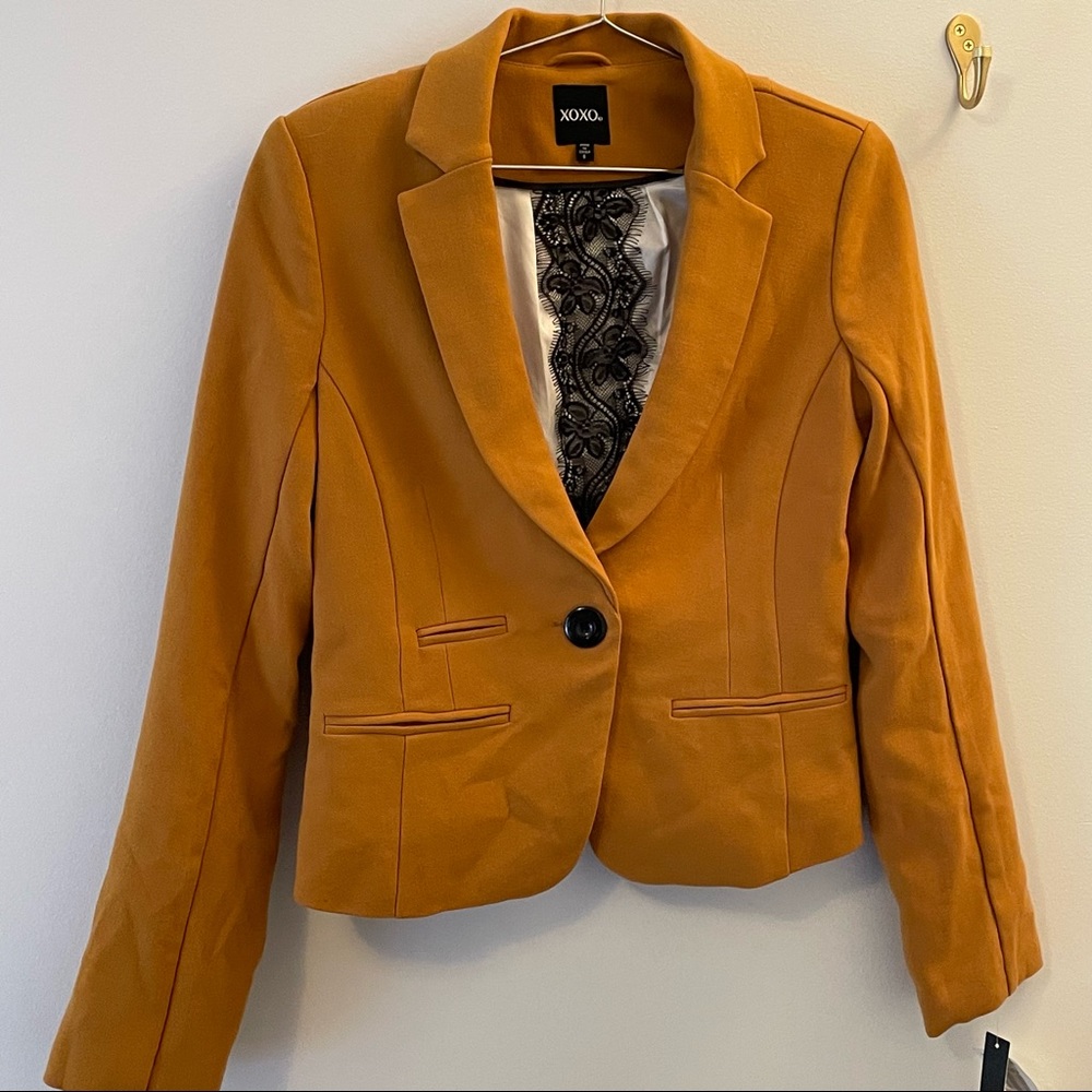 XOXO Golden Yellow Blazer